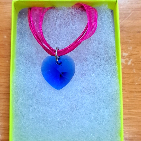 Jewelry - Ocean & Ice Crystal Heart Necklace